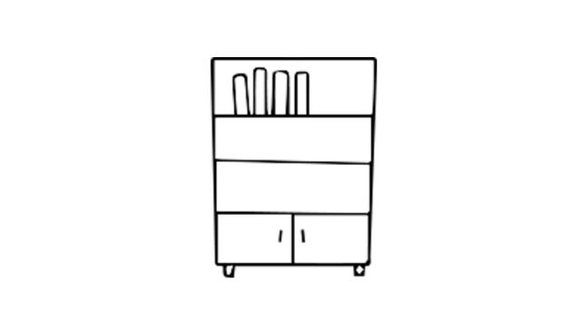 书架简笔画怎么画 书架简笔画简单又好看