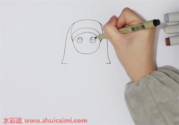修女怎么画 修女简笔画漂亮卡通