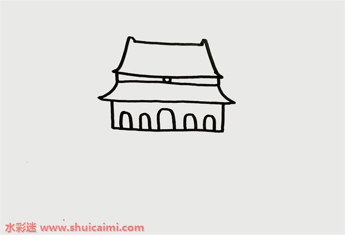 北京天安怎么画 天安简笔画简单又漂亮彩色