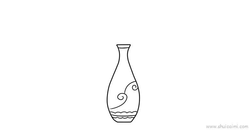 花瓶儿童画怎么画 花瓶简笔画画法