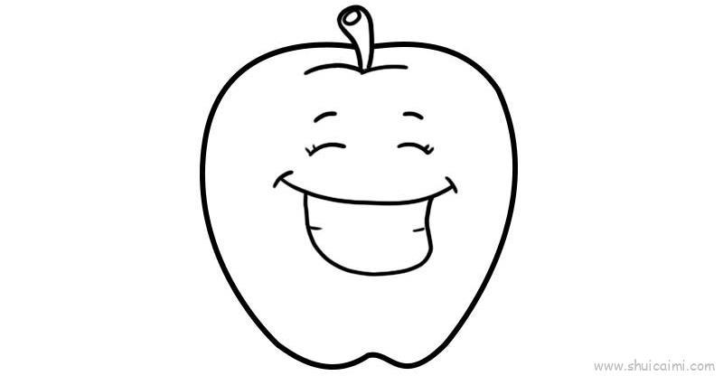 苹果儿童画怎么画 苹果简笔画好看