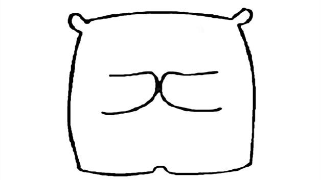 方块熊简笔画怎么画 方块熊简笔画好看