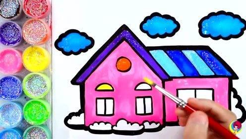小房子简笔画 小房子简笔画彩色