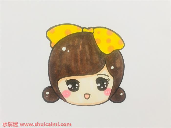 漫画脸怎么画 漫画脸简笔画简单好看带颜色
