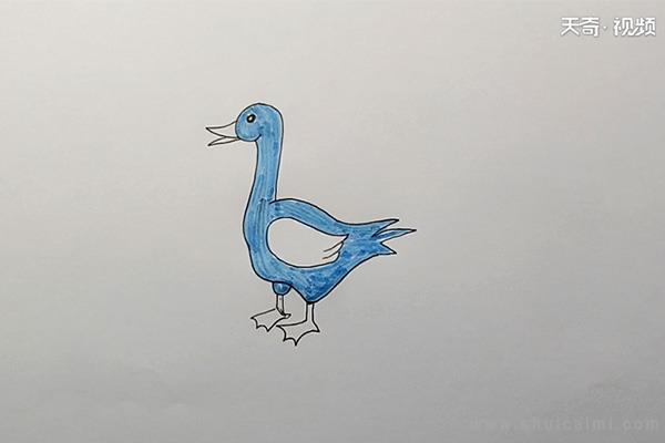 鸭简笔画怎么画 鸭简笔画图片大全