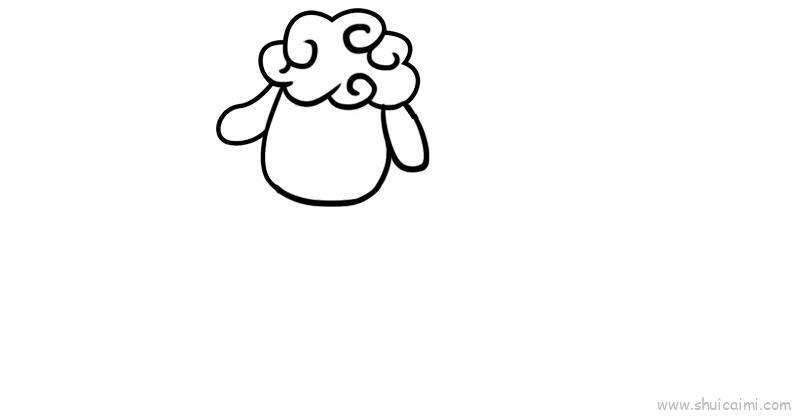 羊儿童画怎么画 羊简笔画图片大全