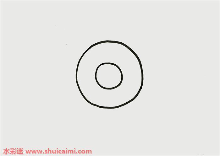 简单彩色的宝可梦精灵球简笔画怎么画