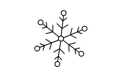 雪花的各种画法 简笔画_如何画雪花简笔画步骤