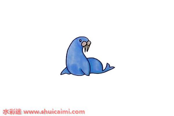 用数字画海豹怎么画 海豹简笔画步骤图