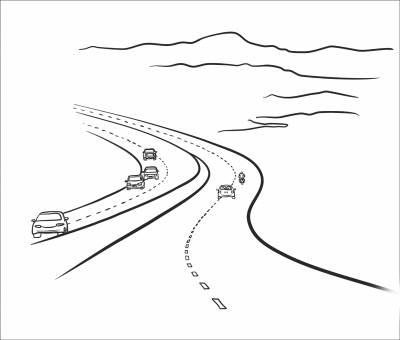 沿途风景线稿简笔画 沿途风景线稿简笔画图片大全