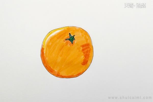 橘子简笔画怎么画 橘子简笔画简单