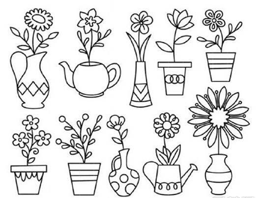 植物图片简笔画 本草纲目植物图片简笔画