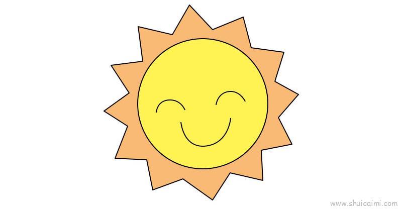 太阳儿童画怎么画 太阳简笔画画法