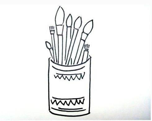 毛笔简笔画 毛笔简笔画图片大全