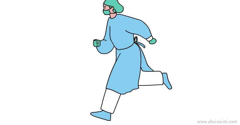 白衣天使护士儿童画怎么画 白衣天使护士简笔画好看