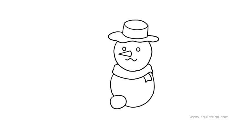冬爷爷儿童画怎么画 冬爷爷简笔画简单
