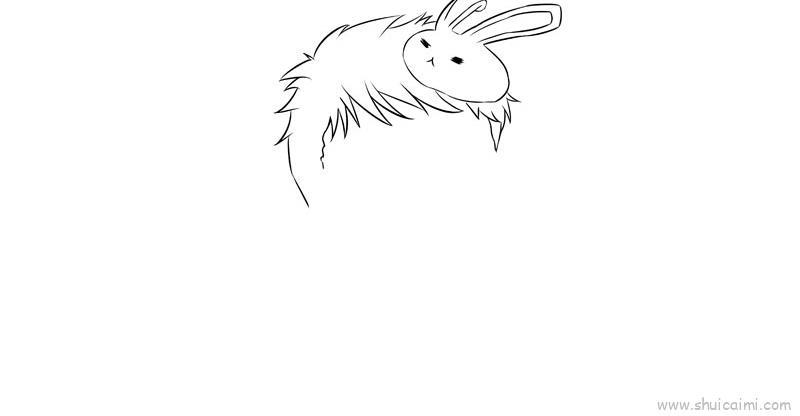 黑白头像儿童画怎么画 黑白头像简笔画简单