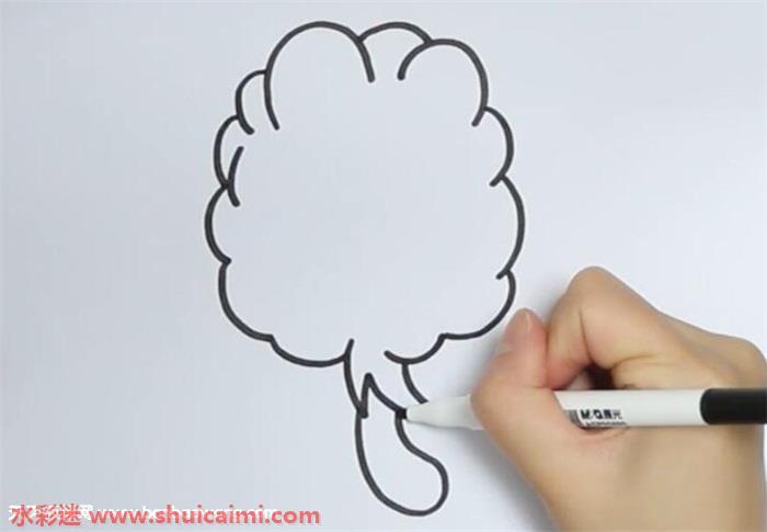绵绵泡芙怎么画 绵绵泡芙简笔画简单好看
