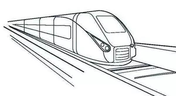 高铁简笔画图片大全 高铁简笔画图片大全大图