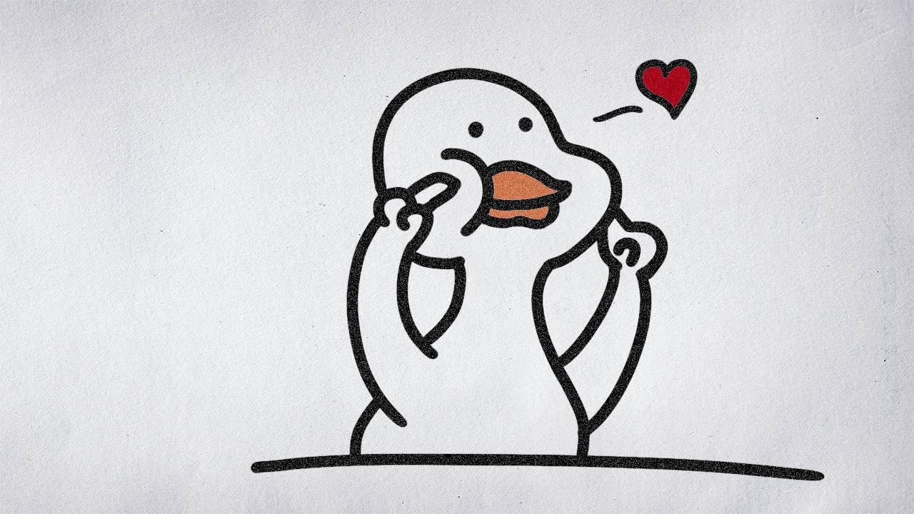 鸭子的简笔画 鸭子的简笔画简单又好看