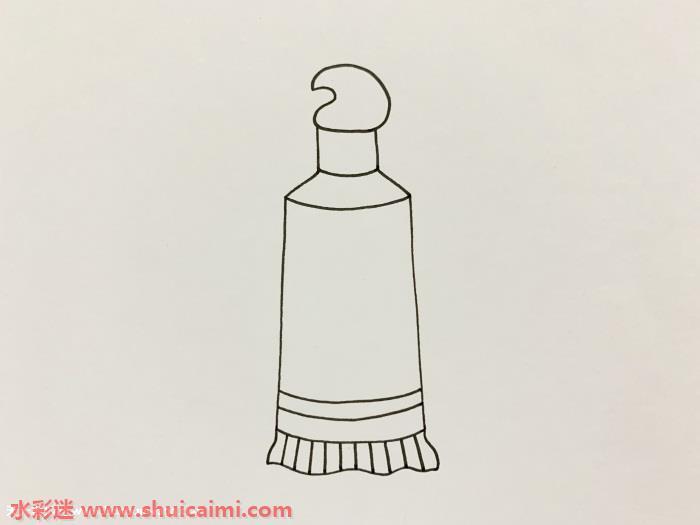 牙膏怎么画 牙膏简笔画彩色