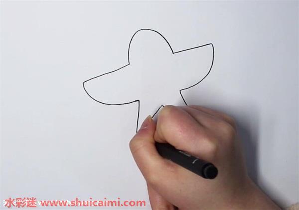 风筝怎么画 风筝简笔画步骤图