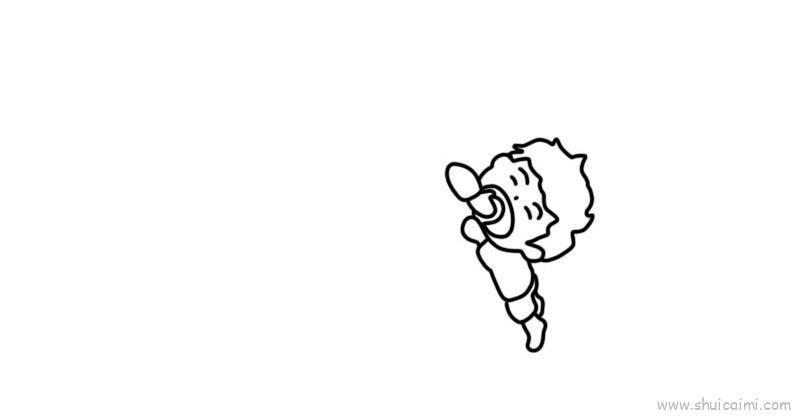 吃粽子教程儿童画怎么画 吃粽子教程简笔画顺序