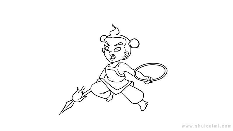 哪吒简笔画怎么画 哪吒简笔画好看