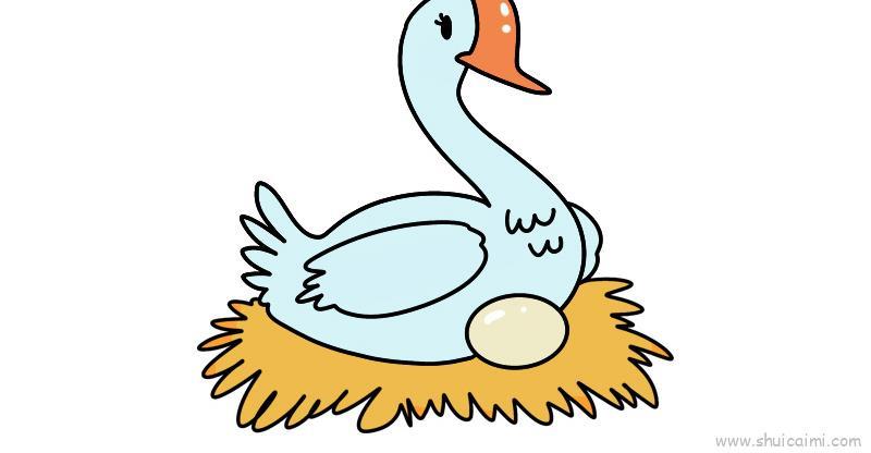 鹅儿童画怎么画 鹅简笔画好看