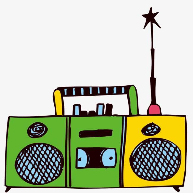 收音机简笔画 收音机简笔画卡通