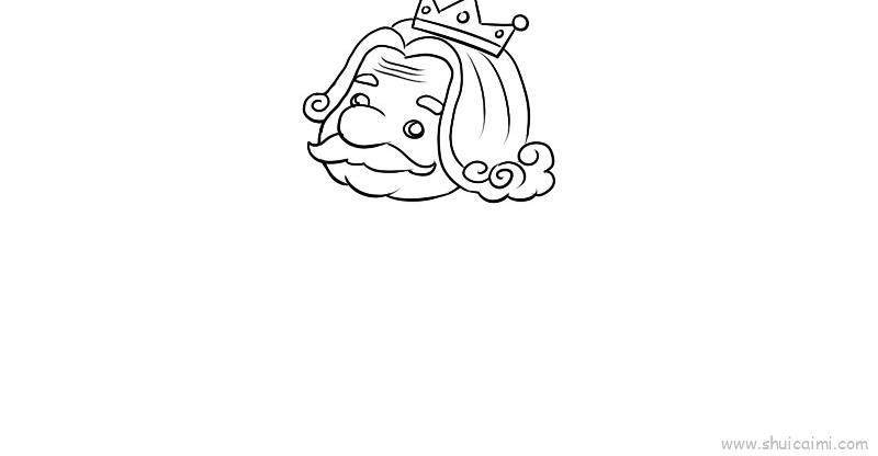 皇帝儿童画怎么画 皇帝简笔画图片