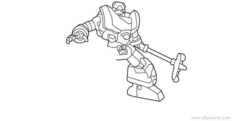 变形金刚儿童画怎么画 变形金刚简笔画好看