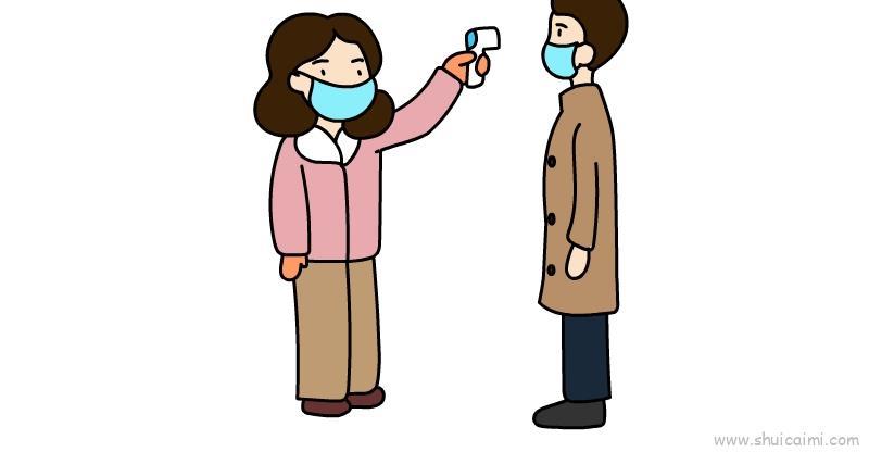 预防冠状病毒儿童画怎么画 预防冠状病毒简笔画简单又好看