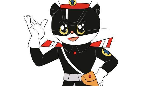 黑猫警长简笔画 黑猫警长简笔画儿童