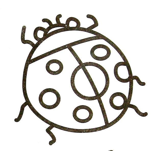 瓢虫简笔画 瓢虫简笔画儿童画