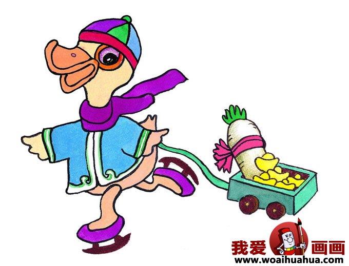 过年有关过年的卡通图片大全简笔画怎么画 过年有关过年的卡通图片大全简笔画步骤