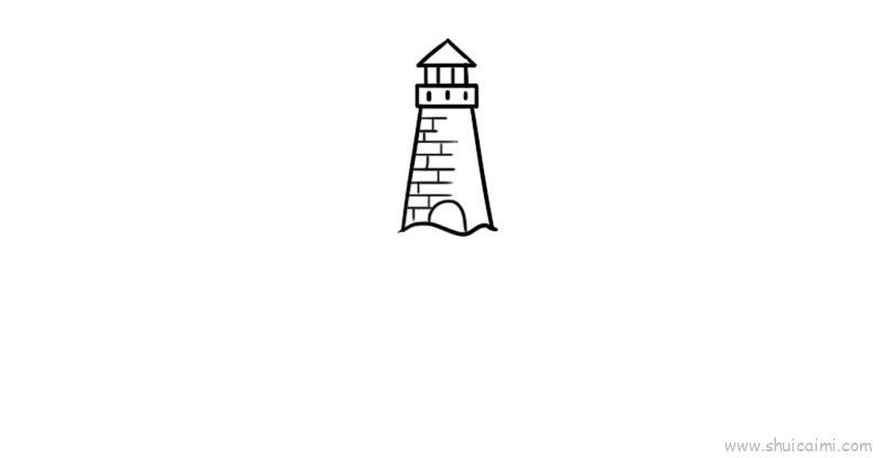 海边儿童画怎么画 海边简笔画图片