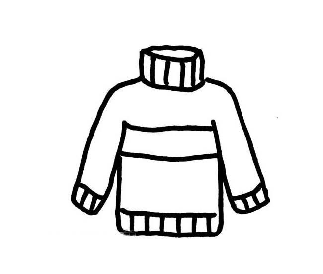 毛衣简笔画 毛衣简笔画彩色
