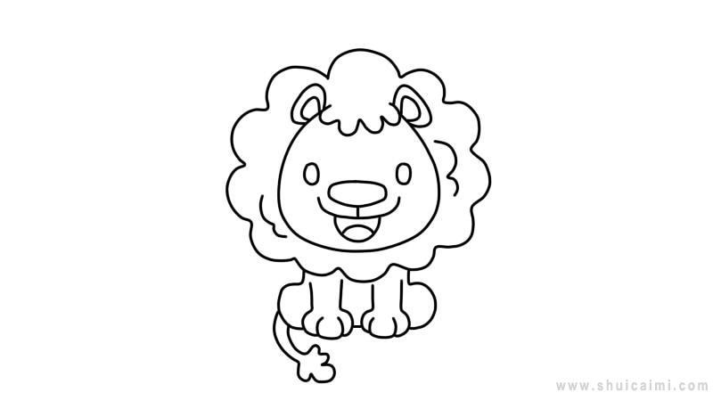 狮子简笔画怎么画 狮子简笔画好看