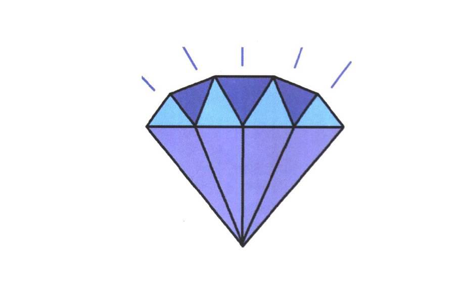 宝石简笔画 宝石简笔画简单又漂亮