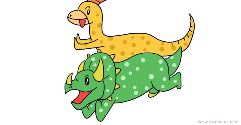 恐龙世界教程儿童画怎么画 恐龙世界教程简笔画简单
