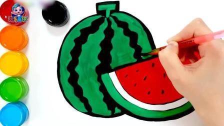 儿童简笔画西瓜 儿童简笔画西瓜灯