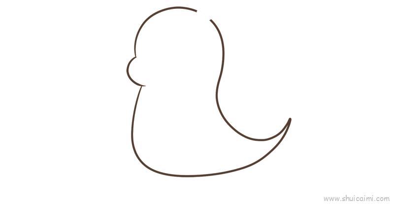 小怪兽卡通简笔画绘画教学