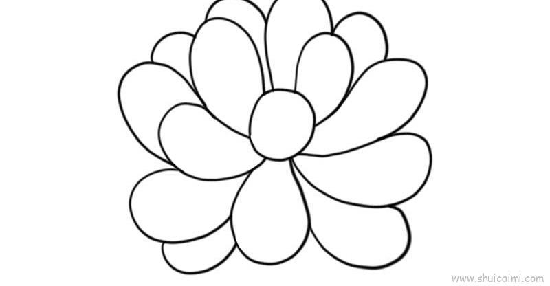 多肉儿童画怎么画 多肉简笔画简单