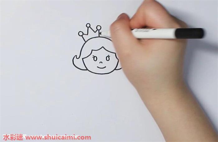 女王怎么画 女王简笔画简单又漂亮彩色