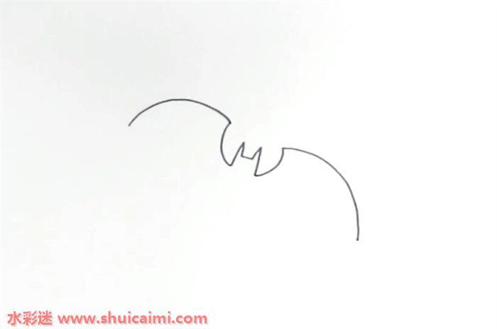 万圣节黑色蝙蝠怎么画 蝙蝠简笔画图片大全彩色