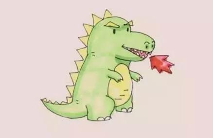 哥斯拉简笔画 哥斯拉简笔画图片大全