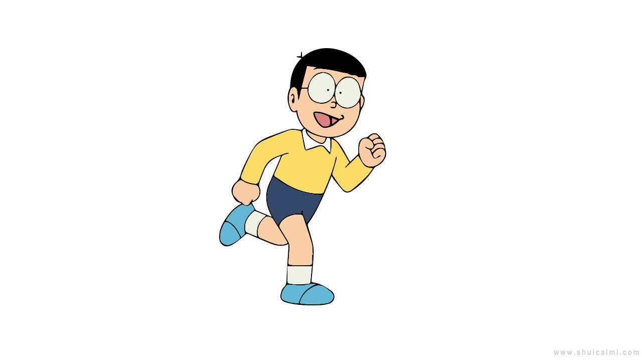 大雄简笔画怎么画 大雄简笔画好看