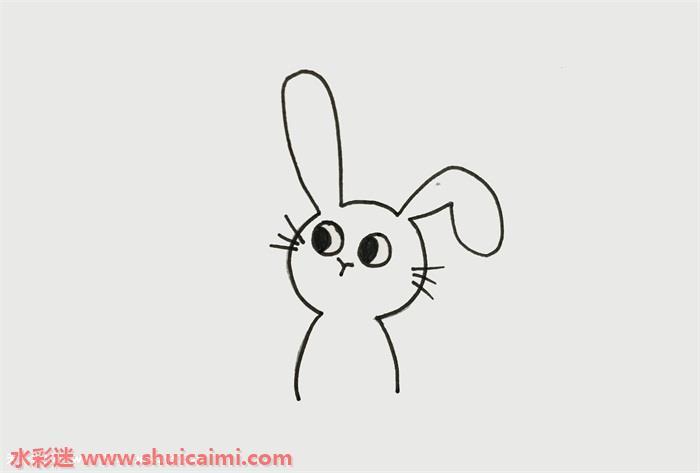 小白兔好看怎么画 小白兔简笔画简单易画彩色