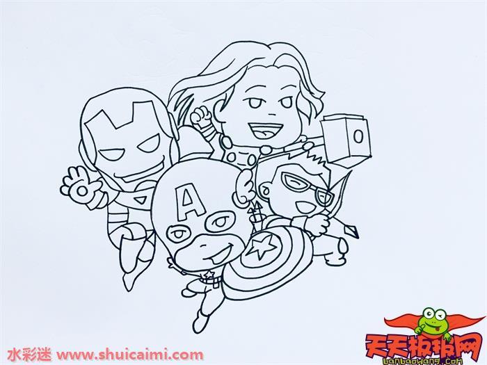 漫威全部人物怎么画 漫威全部人物简笔画步骤图